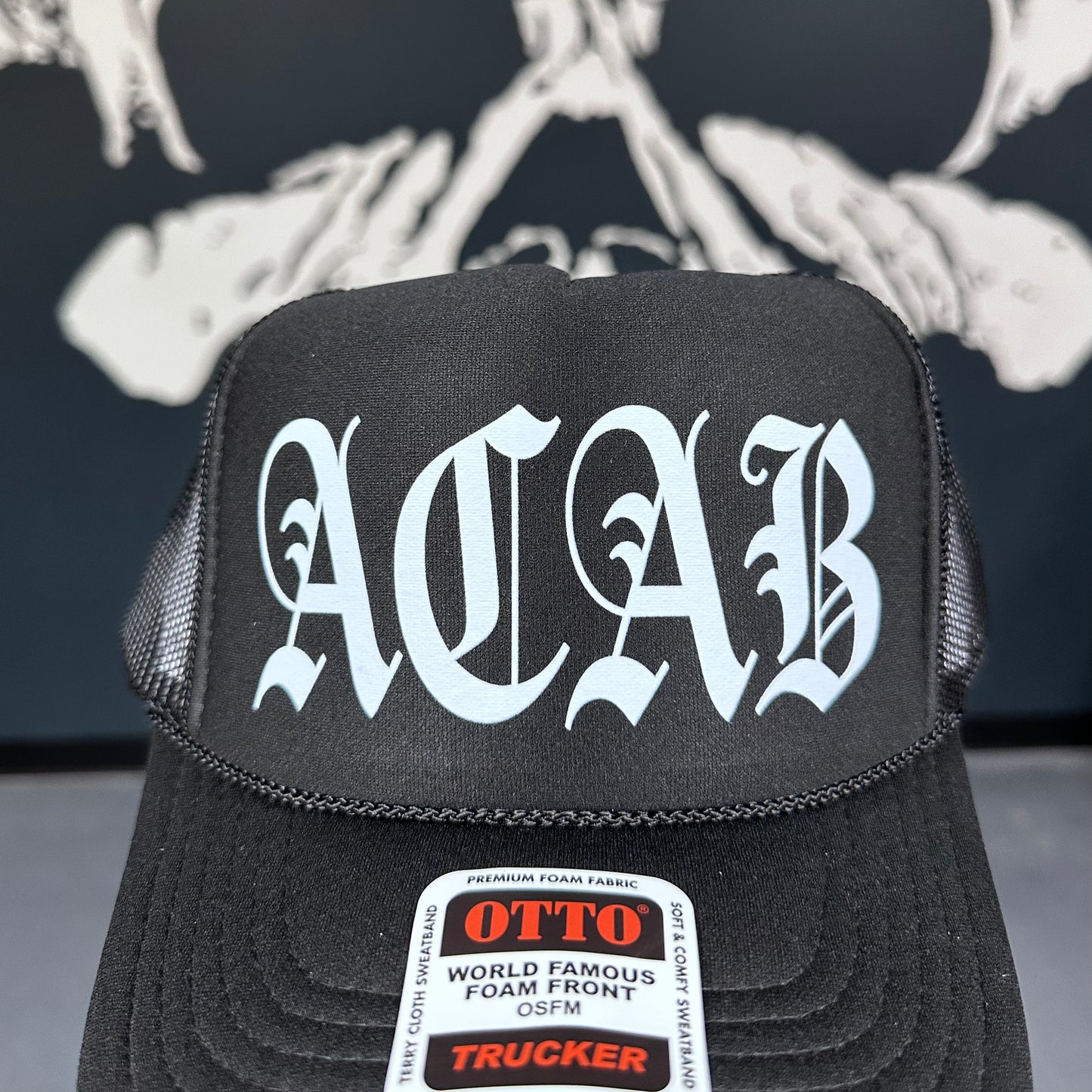 Apparel Coatings And Beyond - Black Trucker Cap