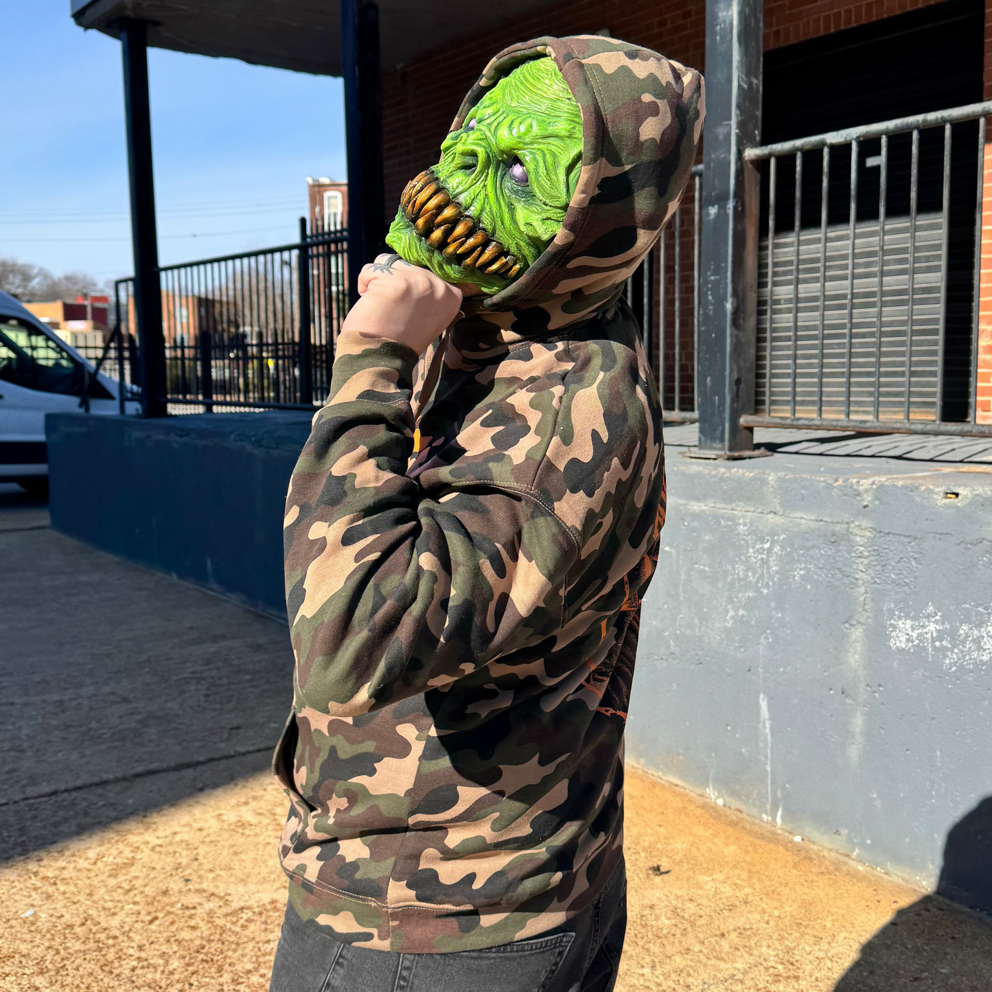 Possession Goat Heavyweight Camo Pullover Hoodie