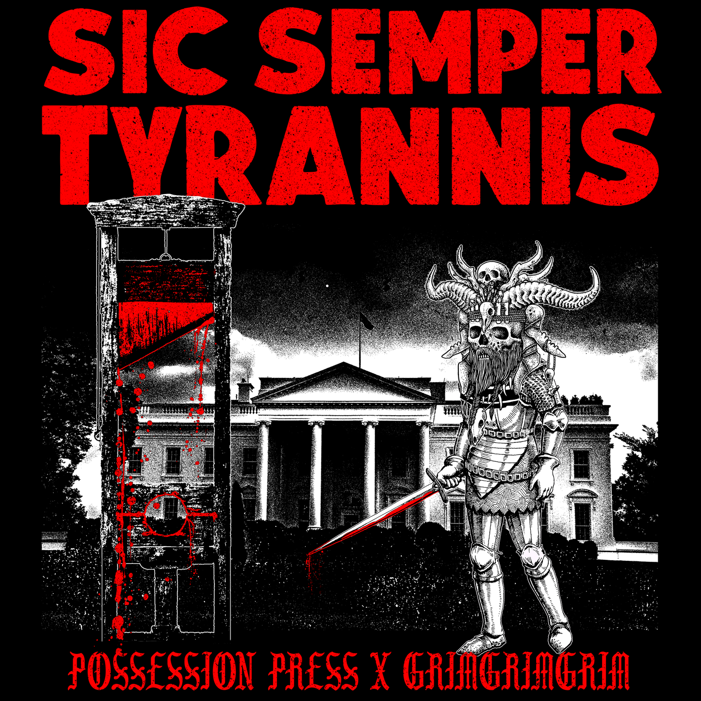 Sic Semper Tyrannis - Black T Shirt
