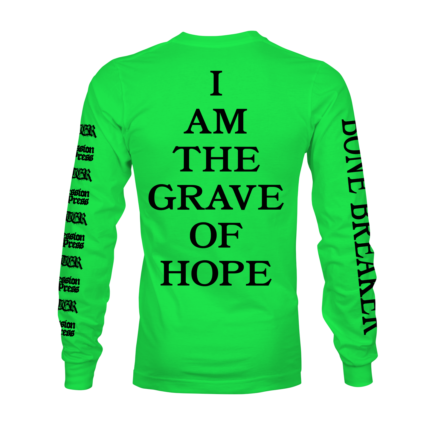 Fister - Hi-Vis Neon Green Bone Breaker Long Sleeve T Shirt