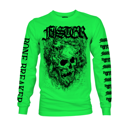 Fister - Hi-Vis Neon Green Bone Breaker Long Sleeve T Shirt