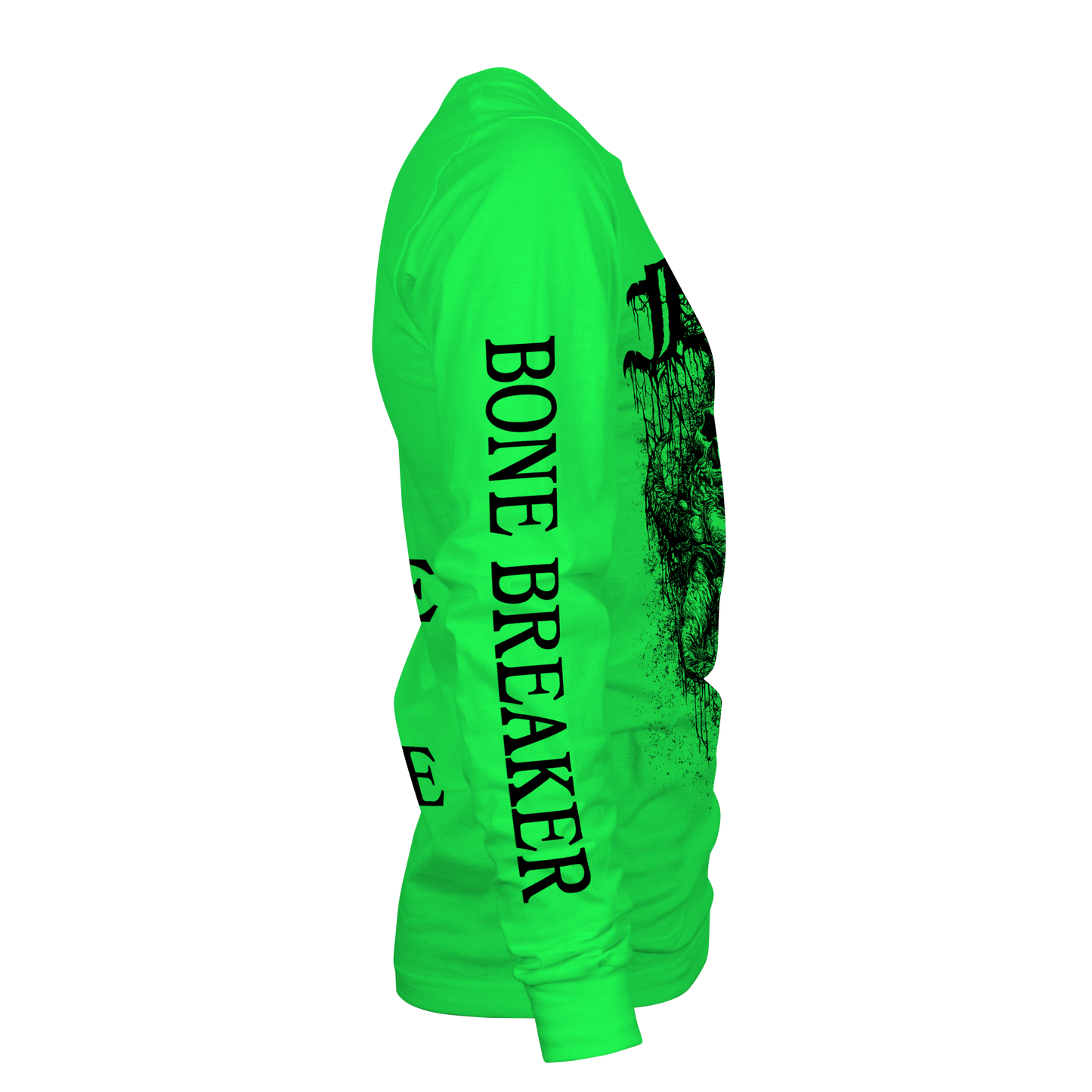 Fister - Hi-Vis Neon Green Bone Breaker Long Sleeve T Shirt