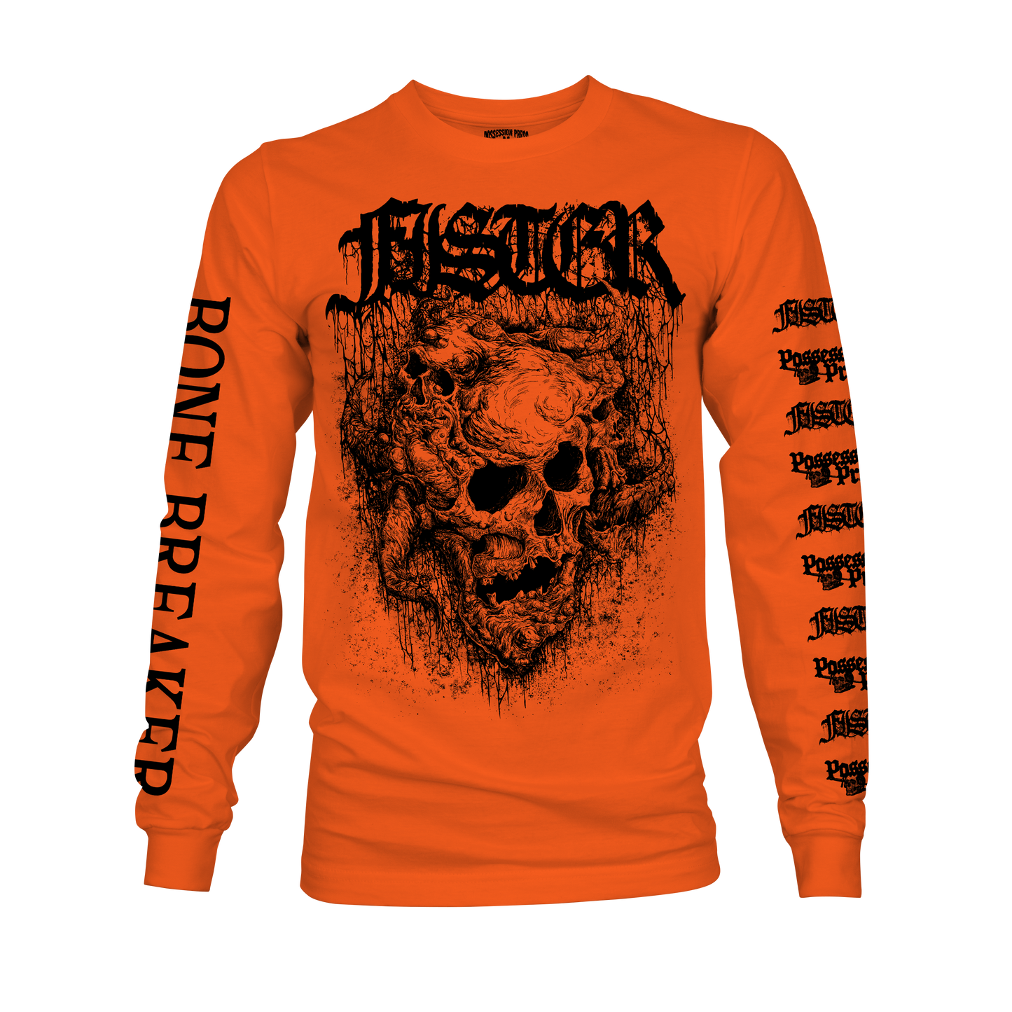 Fister - Hi-Vis Safety Orange Bone Breaker Long Sleeve T Shirt