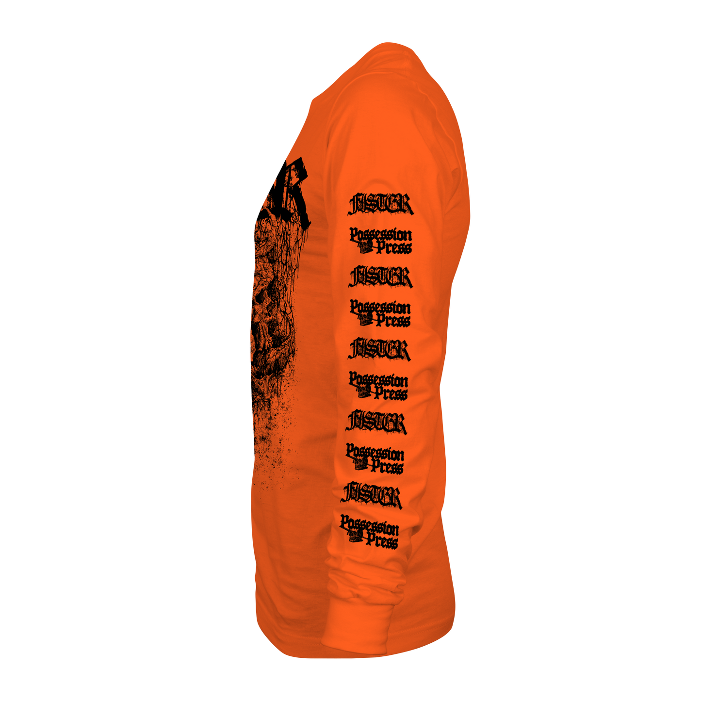 Fister - Hi-Vis Safety Orange Bone Breaker Long Sleeve T Shirt