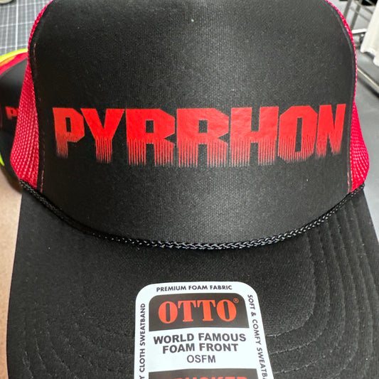 Pyrrhon - Sexual Tyrannosaurus Black and Red Trucker Cap