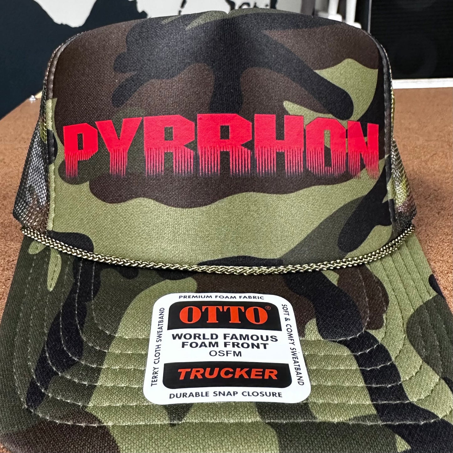 Pyrrhon - Sexual Tyrannosaurus Camo Trucker Cap