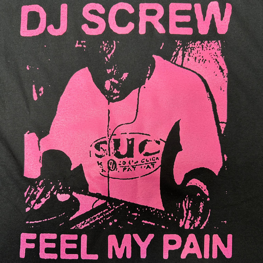 DJ Screw - Feel My Pain - Black T Shirt - EXTREMELY LIMITED