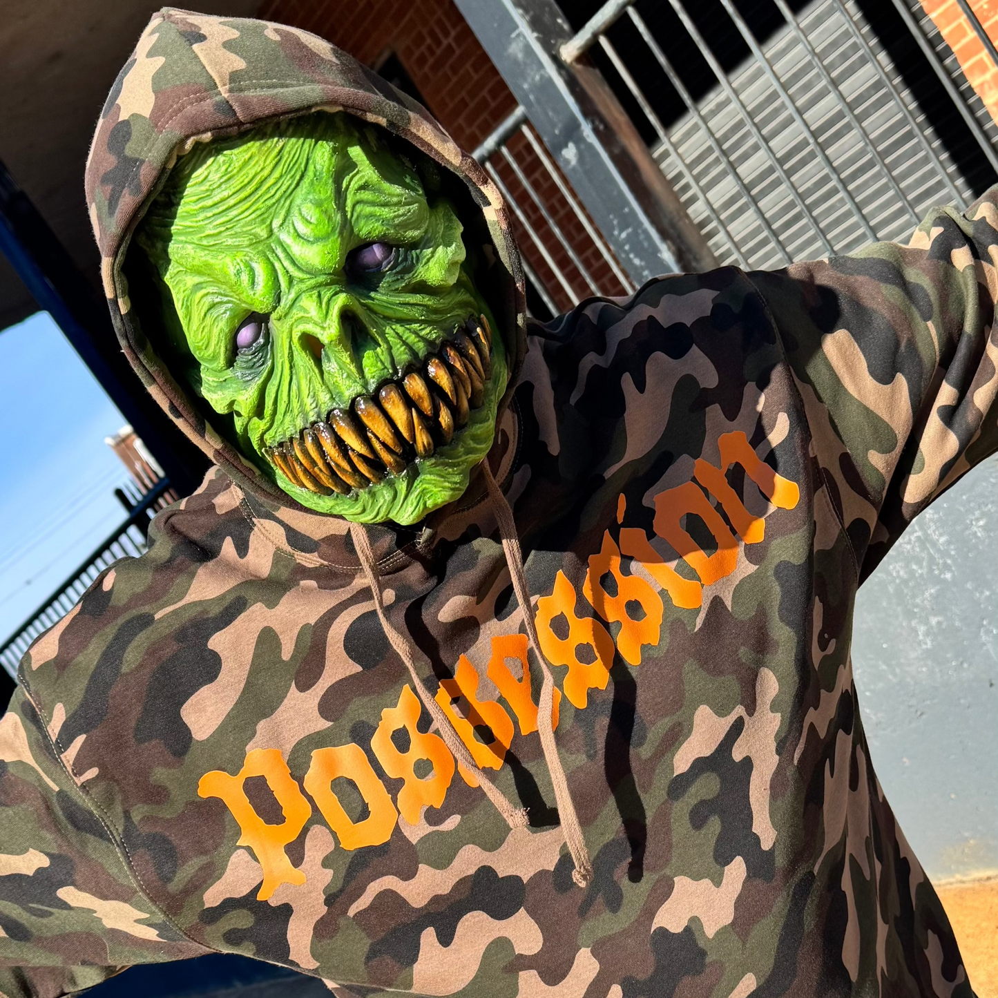 Possession Goat Heavyweight Camo Pullover Hoodie