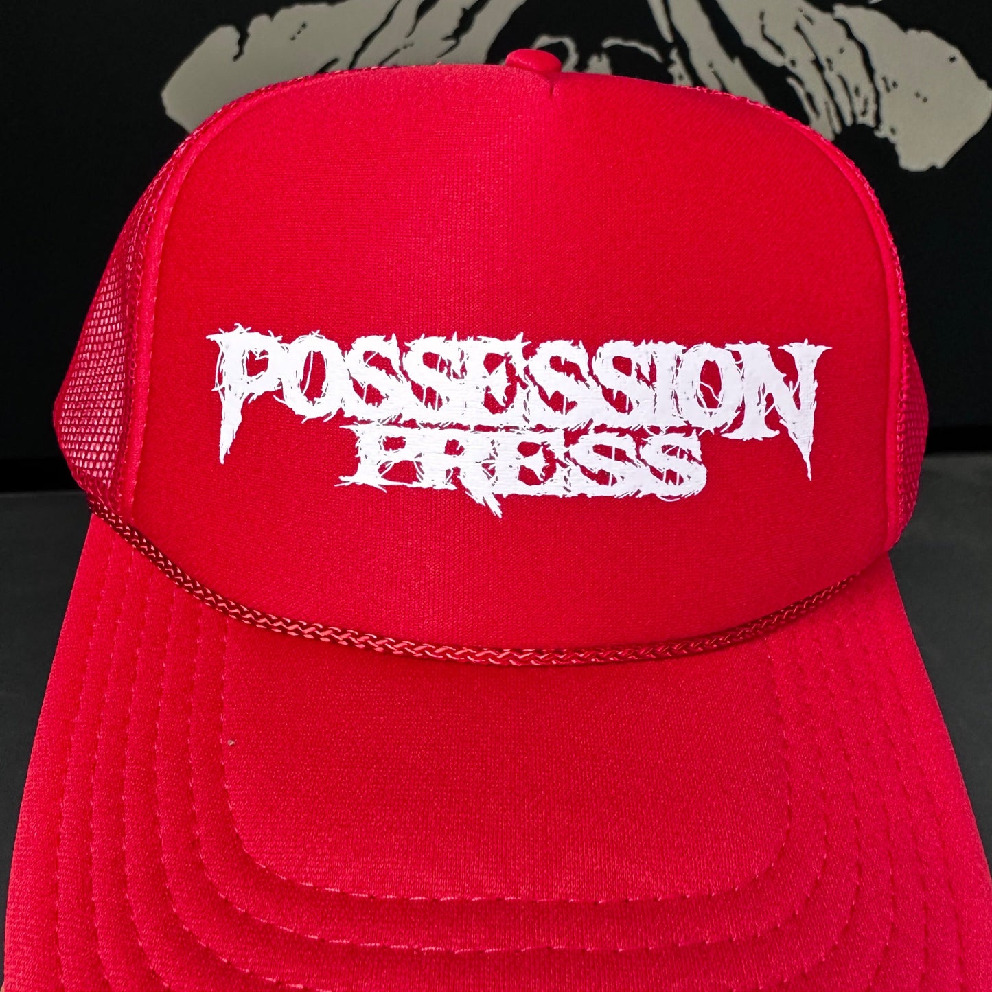 Possession Press - Red Trucker Cap