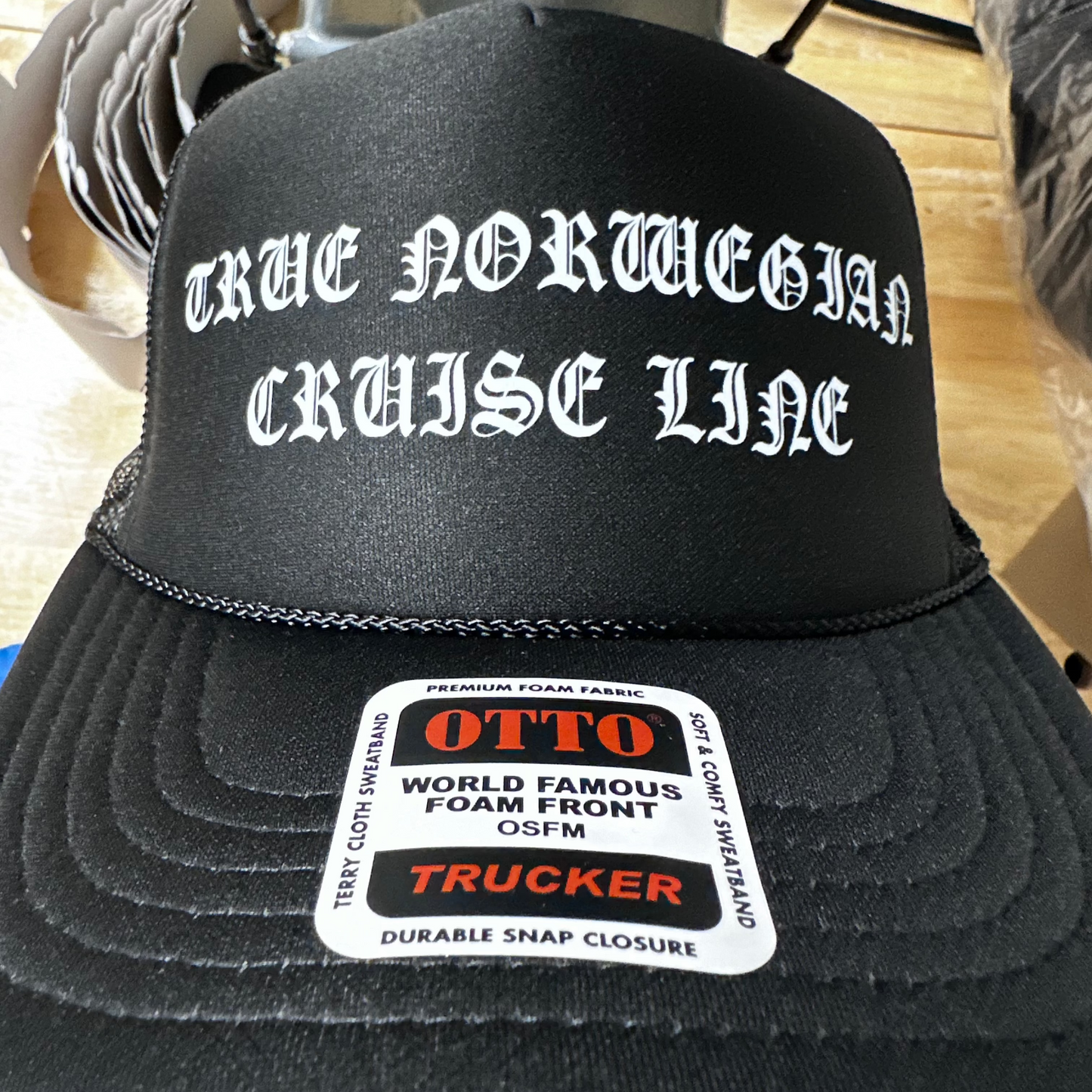 True Norwegian Cruise Line Black Trucker