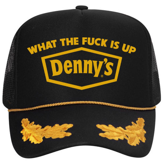 WTFIUD - Gold Leaf Black Trucker Cap