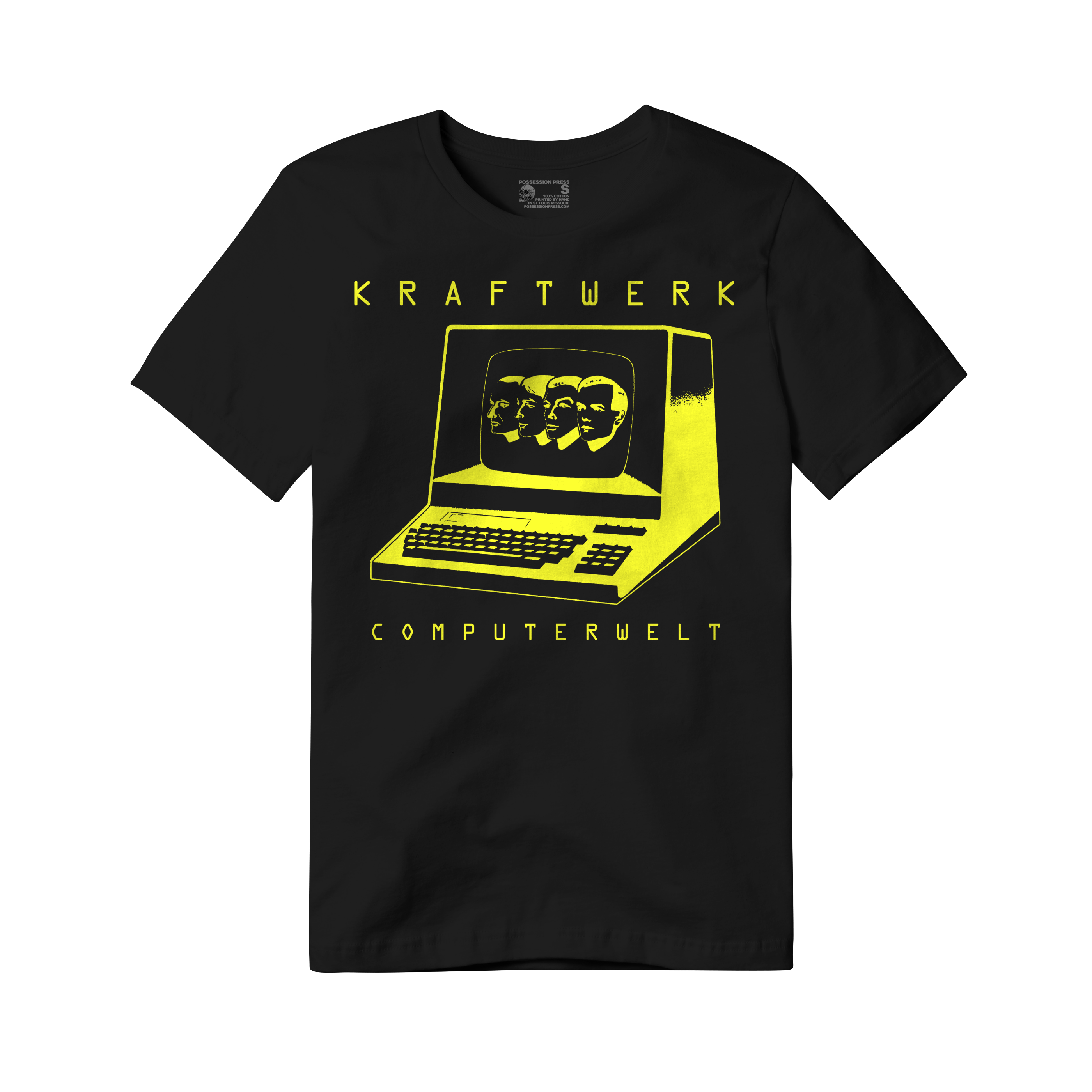 T Shirt Computer Computer Welt - Black T Shirt – Possession Press
