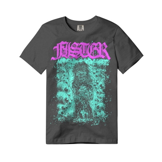 Fister - Nightmare Visitation Pink and Blue on Pepper Comfort Colors T Shirt - VERY LIMITED