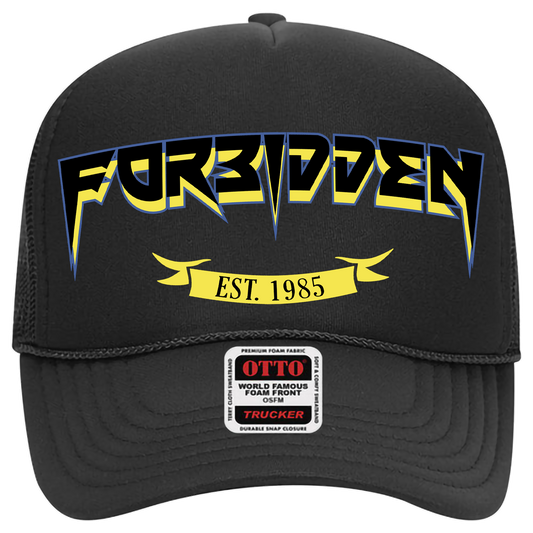 Forbidden - Black Trucker Cap