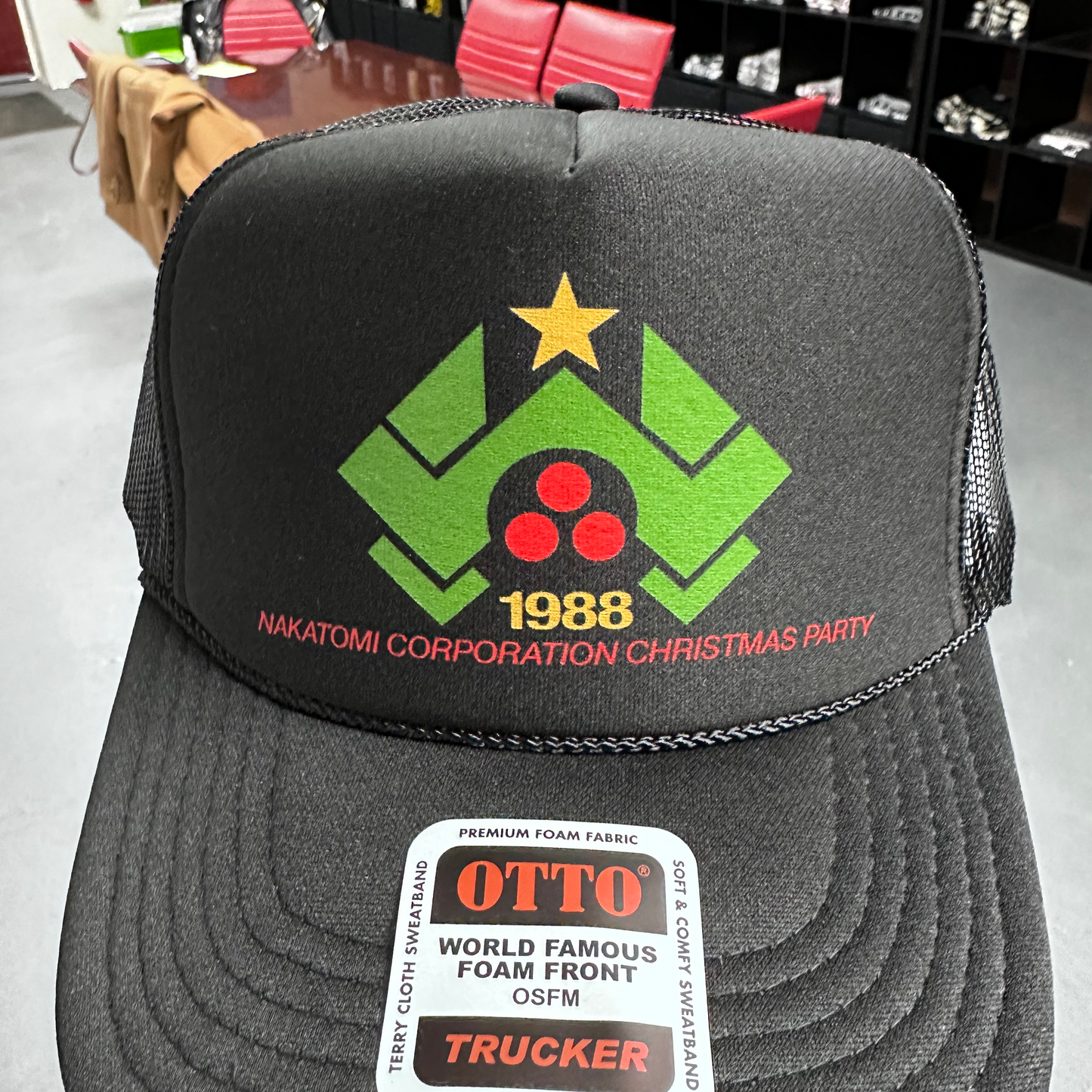 Nakatomi Christmas Party - Black Trucker Cap