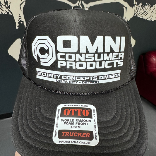 Omni Consumer Products - Black Trucker Cap