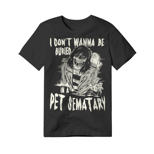 I Don't Wanna Be Buried - Black Comfort Colors T Shirt