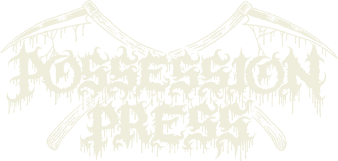 Logo of Possession Press with a pair of scythes on a white background