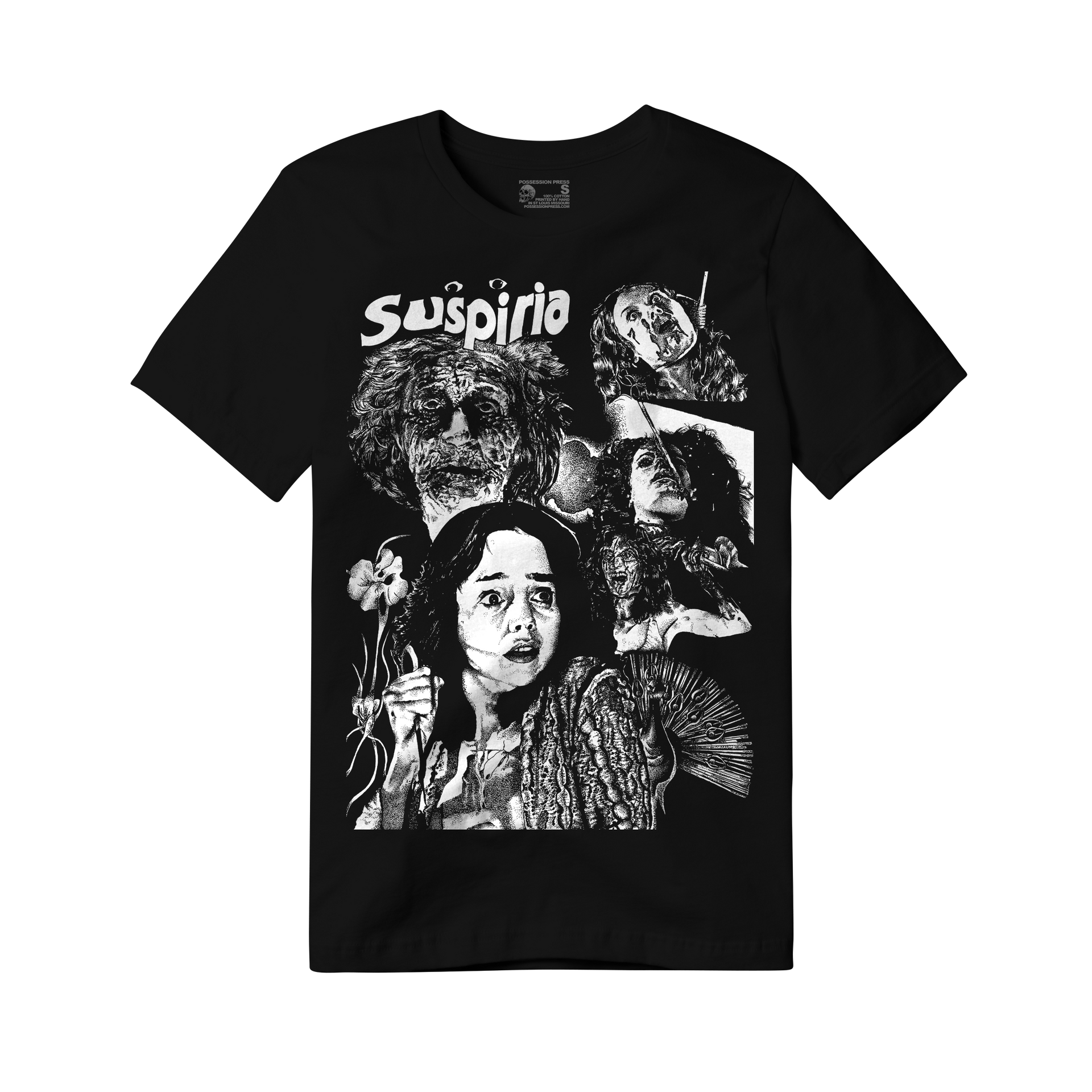 Suspiria - Black T Shirt – Possession Press